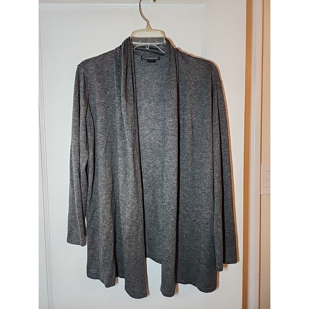 August Silk Cardigan W Sz Large, Office Wear, Draped, Silk